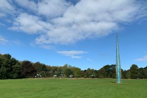 [Kimsooja][0], _A Needle Woman Galaxy was a Memory Earth is a Souvenir_ (2014). Yorkshire Sculpture Park, United Kingdom. Photo: Georges Armaos.


[0]: https://ocula.com/artists/kimsooja/